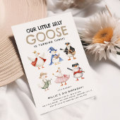 Niedlich unsere Alberne Gans jedes Alter Geburtsta Einladung