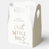 Niedlich unsere kleine Bug Gold Dragonfly Babydusc Geschenkschachtel (Geöffnet)