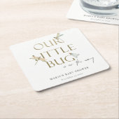 Niedlich unsere kleine Bug Gold Dragonfly Babydusc Rechteckiger Pappuntersetzer (angewinkelt)