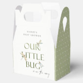 Niedlich unsere kleine Bug Green Dragonfly Babydus Geschenkschachtel (Geöffnet)