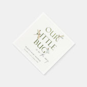 Niedlich unsere kleine Bug Green Dragonfly Babydus Serviette (Ecke)