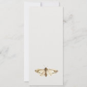 Niedlich unsere kleine Bug Pink Dragonfly Babydusc Einladung (Rückseite)