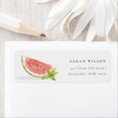 Niedlich unsere kleine Melon Watercolor Red Addres (Insitu)