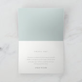 Niedlich unsere kleine Sonnenschein-Junge Blue Bab Dankeskarte (Innenseite)