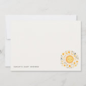 Niedlich unsere kleine Sonnenschutzdusche Boho Sun Mitteilungskarte (Vorderseite)