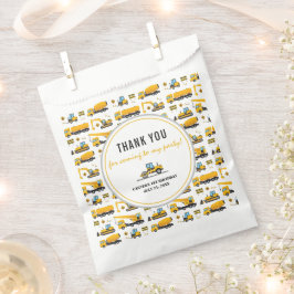 Niedlich unter Baugewerbe Truck Geburtstagspartei Geschenktütchen