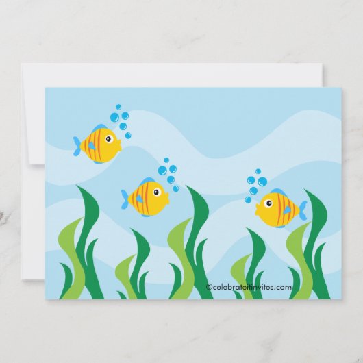 Niedlich unter dem einladung (Rückseite)