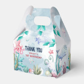 Niedlich unter dem Kindergeburtstag des Meeres Vie Geschenkschachtel (Rückseite)