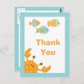 Niedlich unter dem Meer dank Postkarte (Vorne/Hinten)