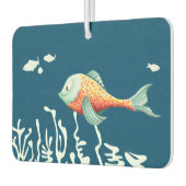 Niedlich unter dem Meer Gemälde mit glücklichem Fi Autolufterfrischer (Links)