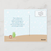 Niedlich unter dem Meer Mädels danke Karte (Rückseite)