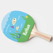 Niedlich unter dem Meeresmeer Tischtennis Schläger (Seitenansicht)