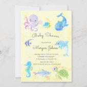 Niedlich unter dem Meereswasser Kinderdusche laden (Vorderseite)