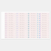 Niedlich unter dem Namen der Tagesstätte Etiketten (Blatt)