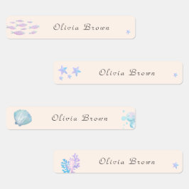 Niedlich unter dem Namen der Tagesstätte Etiketten