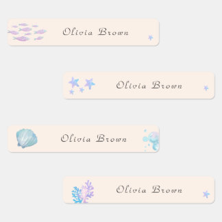 Niedlich unter dem Namen der Tagesstätte Etiketten