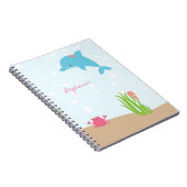 Niedlich unter dem Sea Girls personalisiertes Note Notizblock (Rechte Seite)