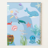 Niedlich unter dem Thema "Meeresfreunde unter Wass Planer (Rückseite)