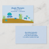 Niedlich unter der der Seenennenden Geschäftskarte Telefonnummerkarte (Vorne/Hinten)