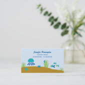 Niedlich unter der der Seenennenden Geschäftskarte Telefonnummerkarte (Stehend Vorderseite)