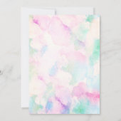 Niedlich unter der Sea Baby Dusche per Mail Einlad (Rückseite)