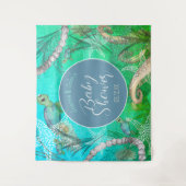 Niedlich unter der Sea Baby Dusche Wandteppich (Vorderseite)