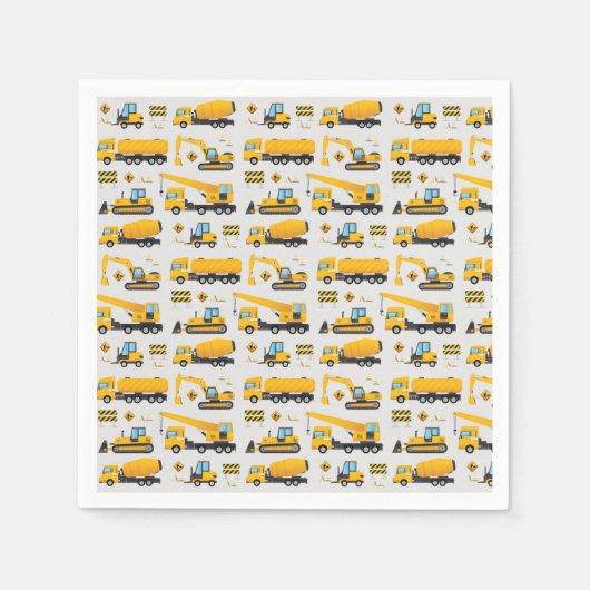 Niedlich unter Konstruktionstool für Party-Dekorpa Serviette (Vorderseite)