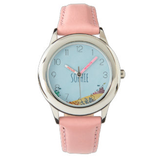 Niedlich unter Meeresfischen und -ozeanen Armbanduhr