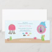 Niedlich unter Meeresmädchen Geburtstagsfeier (Vorne/Hinten)