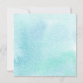 Niedlich unter Meeresmeerin Meerjungfrau Einladung (Rückseite)