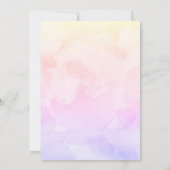 Niedlich unter Meereswasser Geburtstagsfeier Einla Einladung (Rückseite)