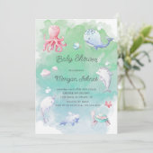 Niedlich unter Meereswasser Kinderdusche einladen (Stehend Vorderseite)