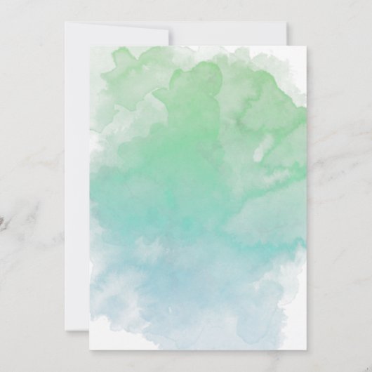 Niedlich unter Meereswasser Kinderdusche einladen (Rückseite)