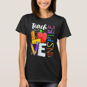 Niedlich Unterrichten Liebe und Inspirier Männer L T-Shirt