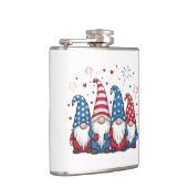Niedlich USA Gnomes Cartoon-68123 Flachmann (Rechts)