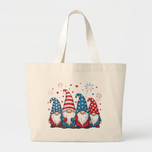 Niedlich USA Gnomes Cartoon-68123 Jumbo Stoffbeutel