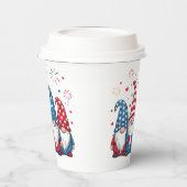 Niedlich USA Gnomes Cartoon-68123 Pappbecher (Links)