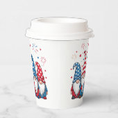 Niedlich USA Gnomes Cartoon-68123 Pappbecher (Rechts)