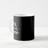 Niedlich Va Nurse Rn Nursing Department Kaffeetasse (Vorderseite Links)