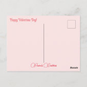 Niedlich Valentine Cat Couple Postkarte (Rückseite)