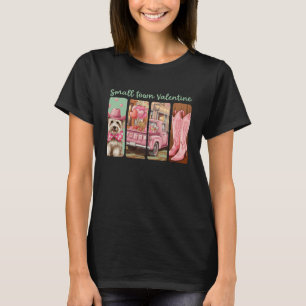 Niedlich Valentine Cowboy Boots Truck von Hearts W T-Shirt