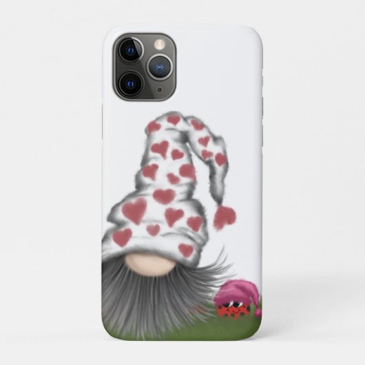 Niedlich Valentine Gnome Case-Mate iPhone Hülle (Rückseite)