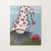 Niedlich Valentine Gnome Puzzle (Vertikal)