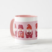 Niedlich Valentine Gnomes I Liebe You Art Tasse (Vorderseite Links)