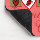 Niedlich Valentine Ladybugs Mousepad (Ecke)