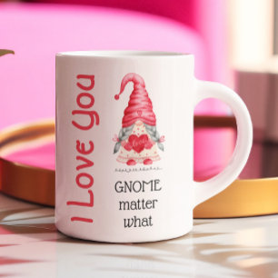 Niedlich Valentine wird mein Gnomie sein Kaffeetasse
