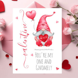 Niedlich Valentine Youre my One and Gnomely Karte
