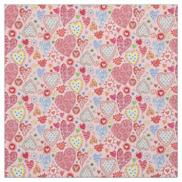 Niedlich Valentinherzen Liebe rosa Muster Stoff
