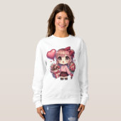 Niedlich Valentinstag-Anime Sweatshirt (Vorne ganz)