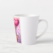 Niedlich Valentinstag Katze/Kätzchen Milchtasse (Rechts)